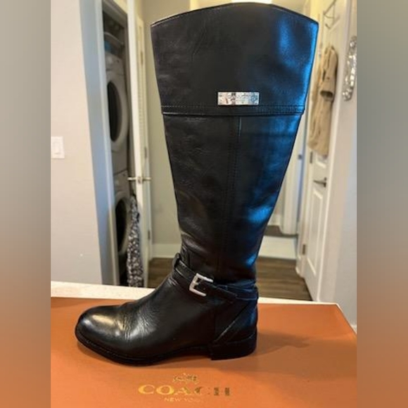 Coach Micha Calf Leather Boot in black - Picture 5 of 5